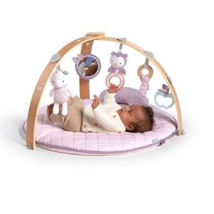 Ingenuity COZY spot Reversible Baby Activity Gym infant girl pink